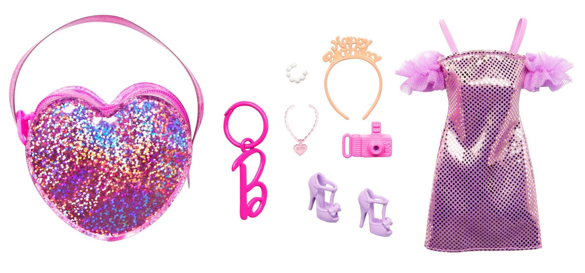 Barbie - Modni komplet oblačila + dodatki (HJT42)