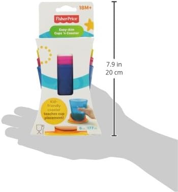 Fisher-Price – snadné cílení: poháry a tácek (4 poháry) (Y3536)