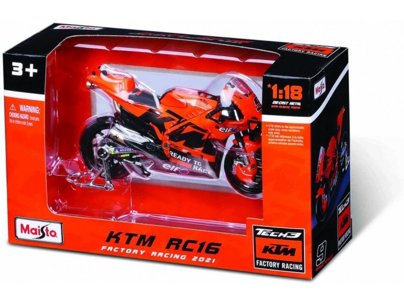 Maisto 1/18 Moto GP Tech3 KTM Factory
