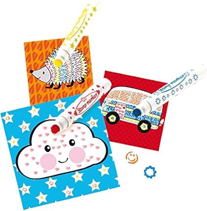 Štampiljke s flomastri