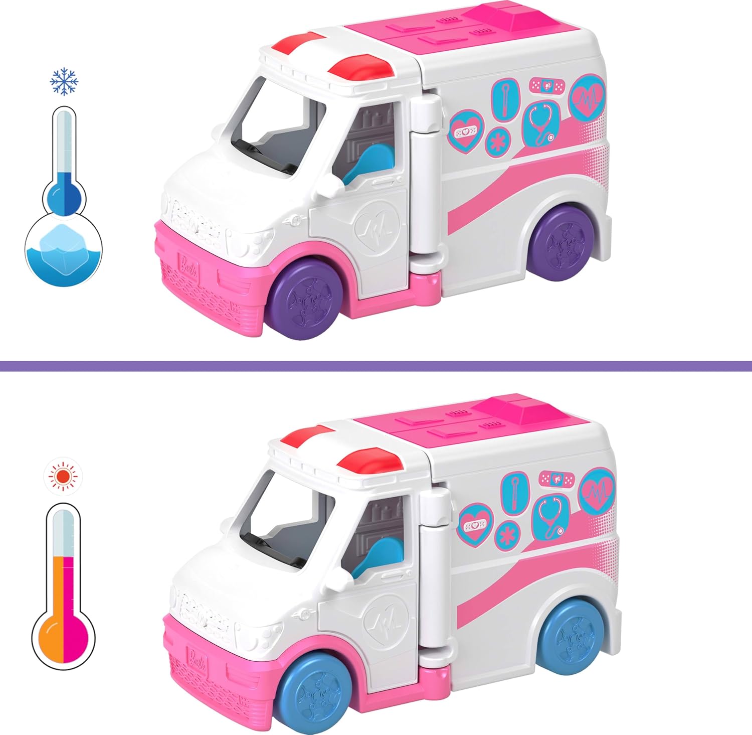 Mattel Barbie: Mini BarbieLand – panenka a mobilní ambulance (JRC34)