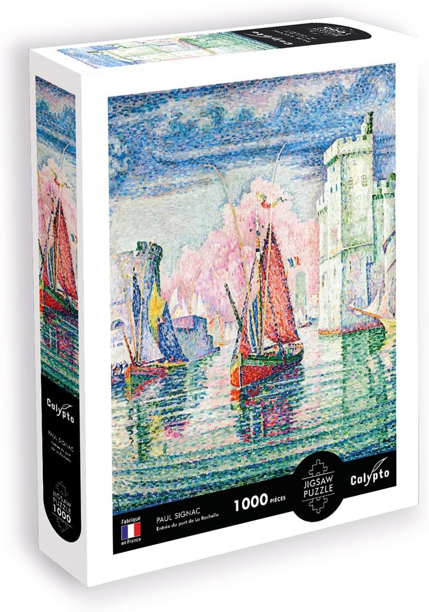 Puzzle 1000 dílků - Vjezd do přístavu La Rochelle - Paul Signac