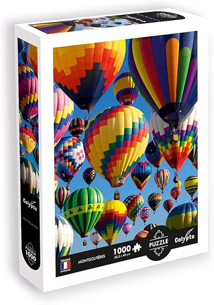 Puzzle 1000 dílků Paysage - Montgolfieres