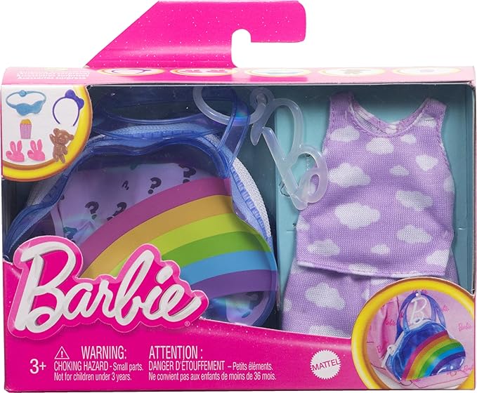 Barbie - Modni komplet oblačila + dodatki (HRH48)