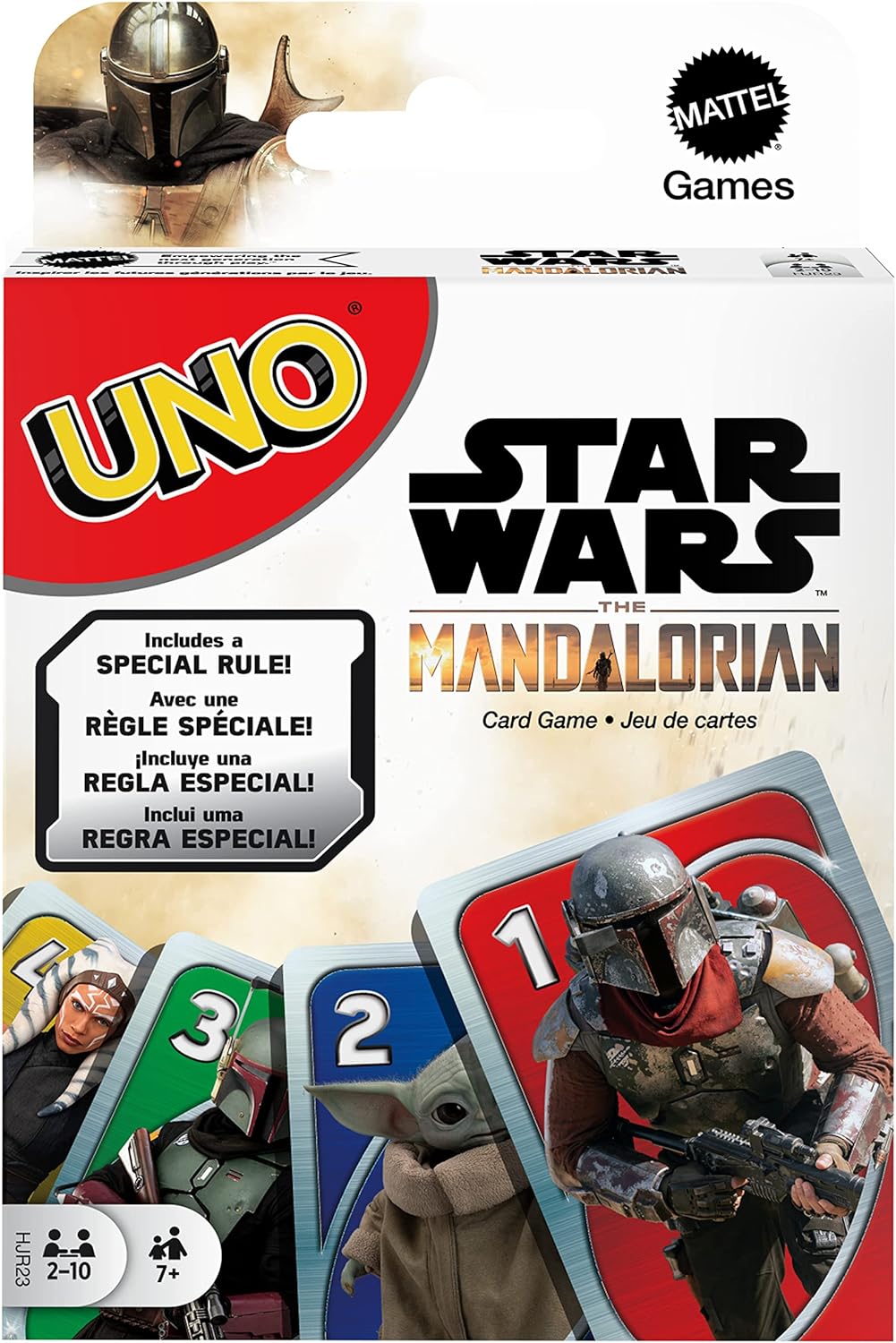 Mattel UNO Star Wars - Igra s kartami Mandalorijan (HJR23)