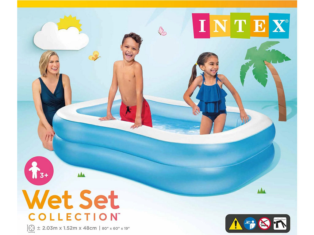 Intex Pravokotni Vrtni Bazen - 203x152x48 cm