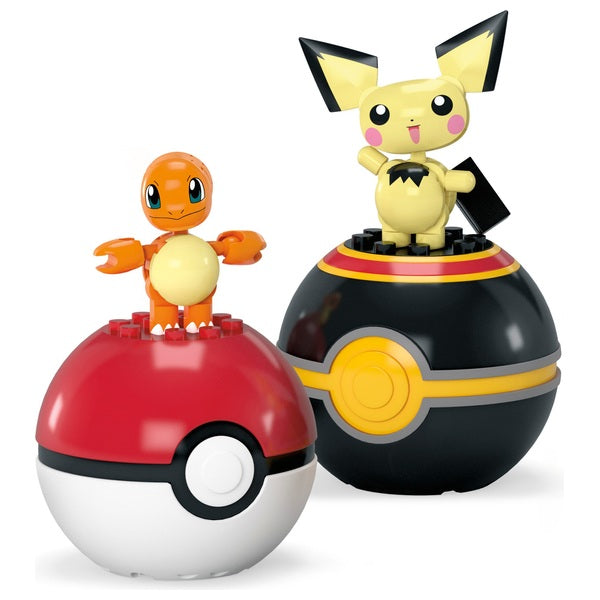 Mattel Mega Pokémon - Charmander & Pichu Pokeballs (HXP13)