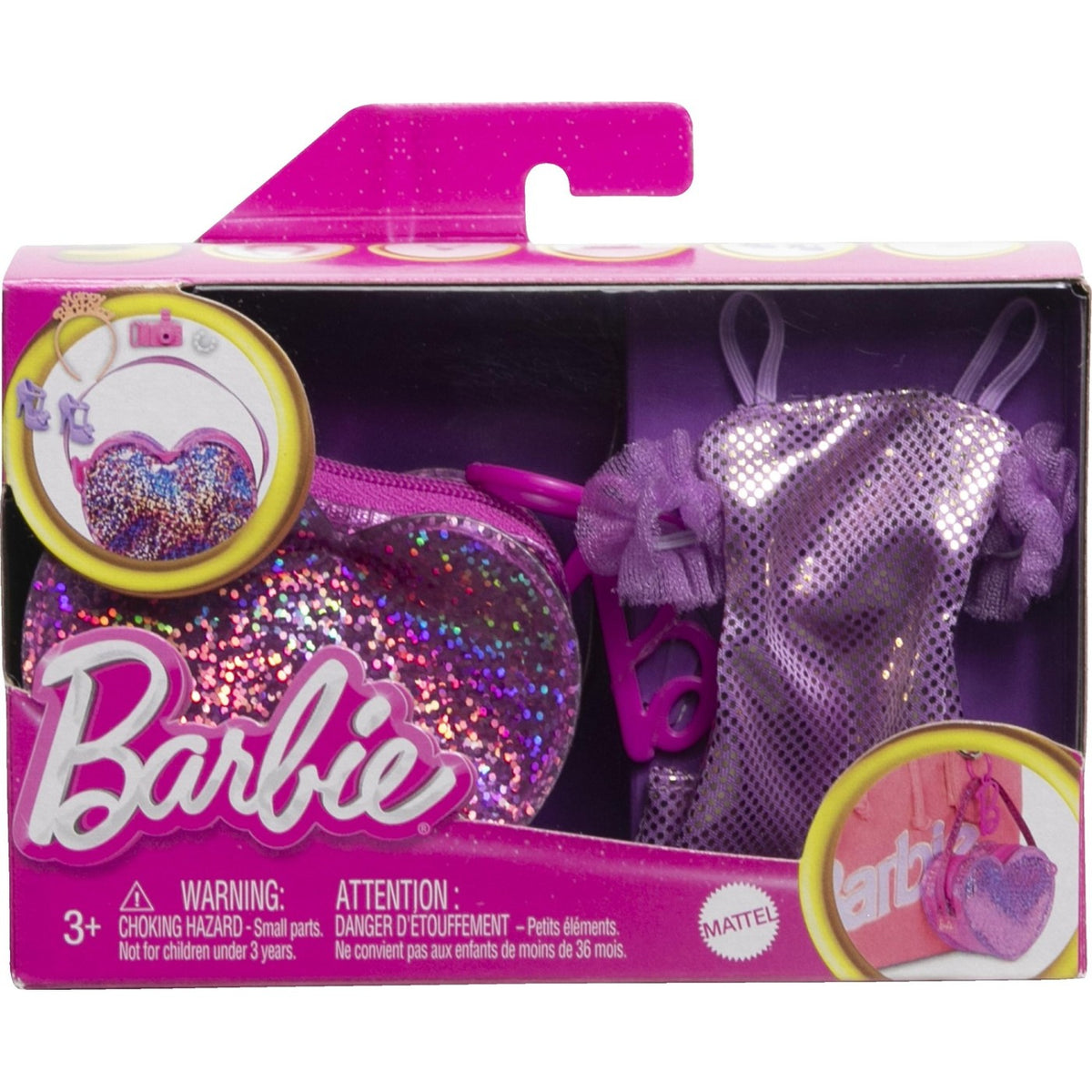 Mattel Barbie: Luksuzna torba na zaponko z rojstnodnevno obleko (HJT45)