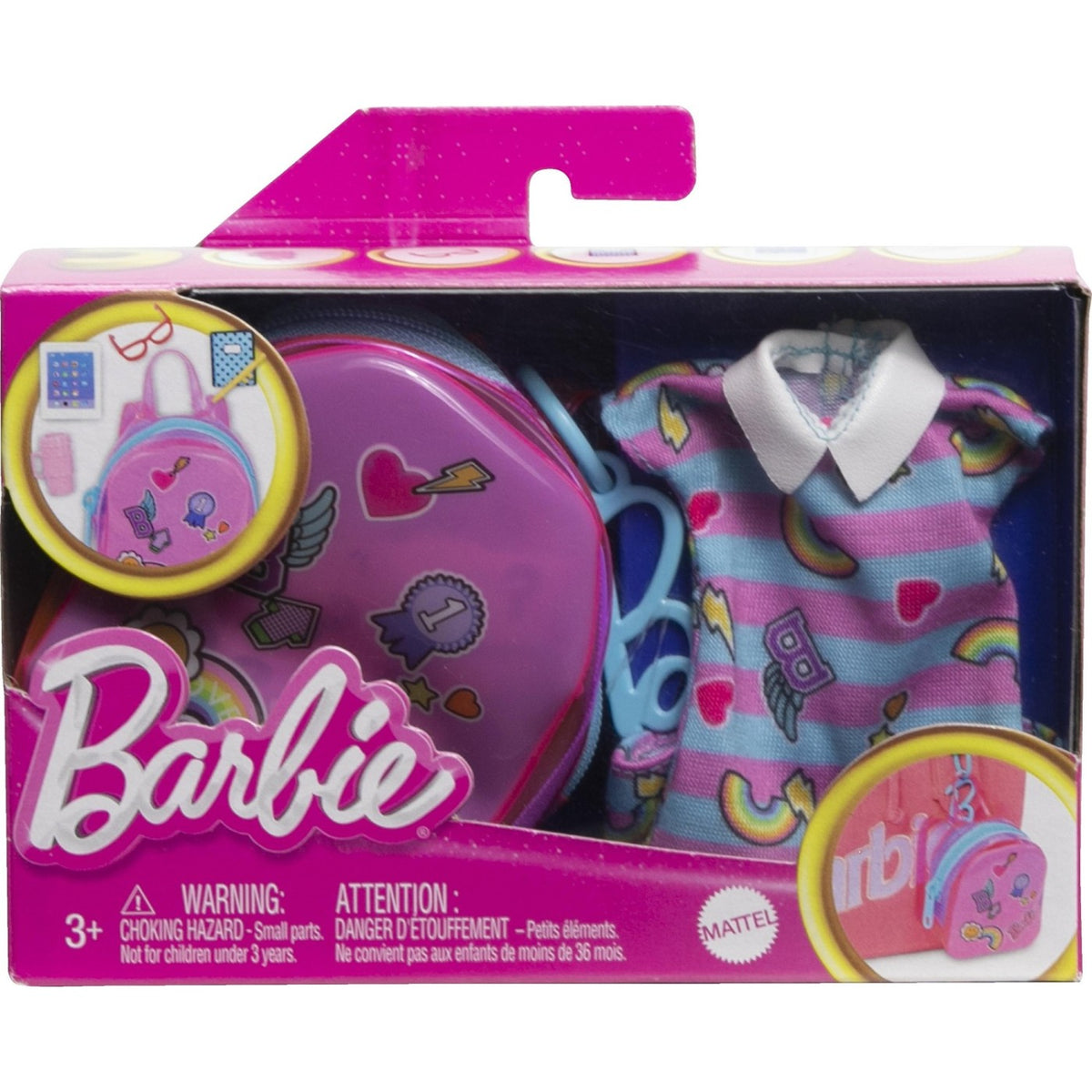 Mattel Barbie - Deluxe torbica s šolsko obleko (HJT44)