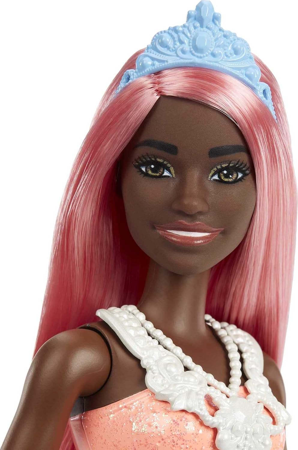 Mattel Barbie Dreamtopia: Princezna s tmavou pletí a světle růžovými vlasy (HGR14)
