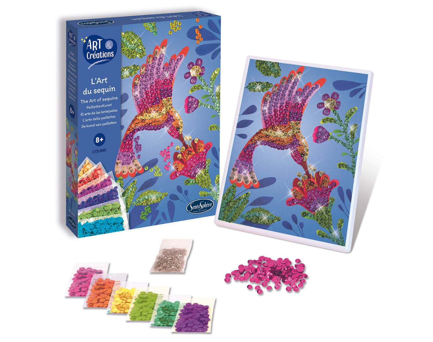 Art & Creations L'art Du Sequin - Kolibřík