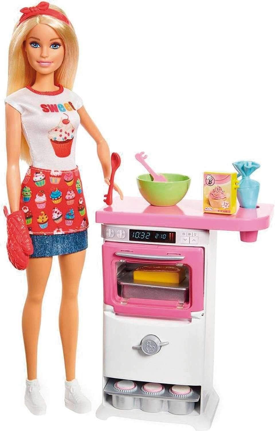 Mattel Barbie panenka - Představujeme pekaře (FHP57)