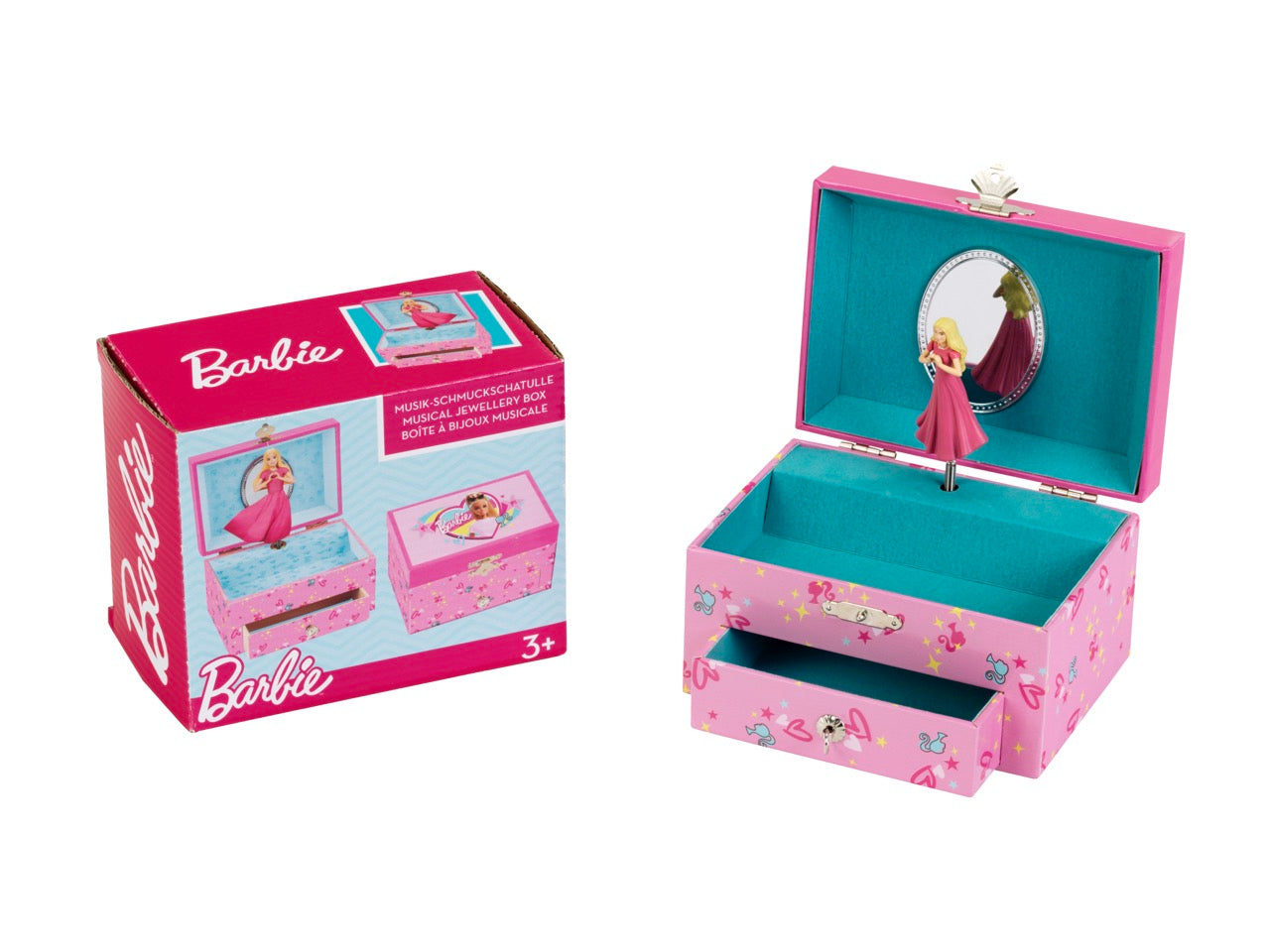 Barbie - Hudební šperkovnice přizpůsobená Barbie
