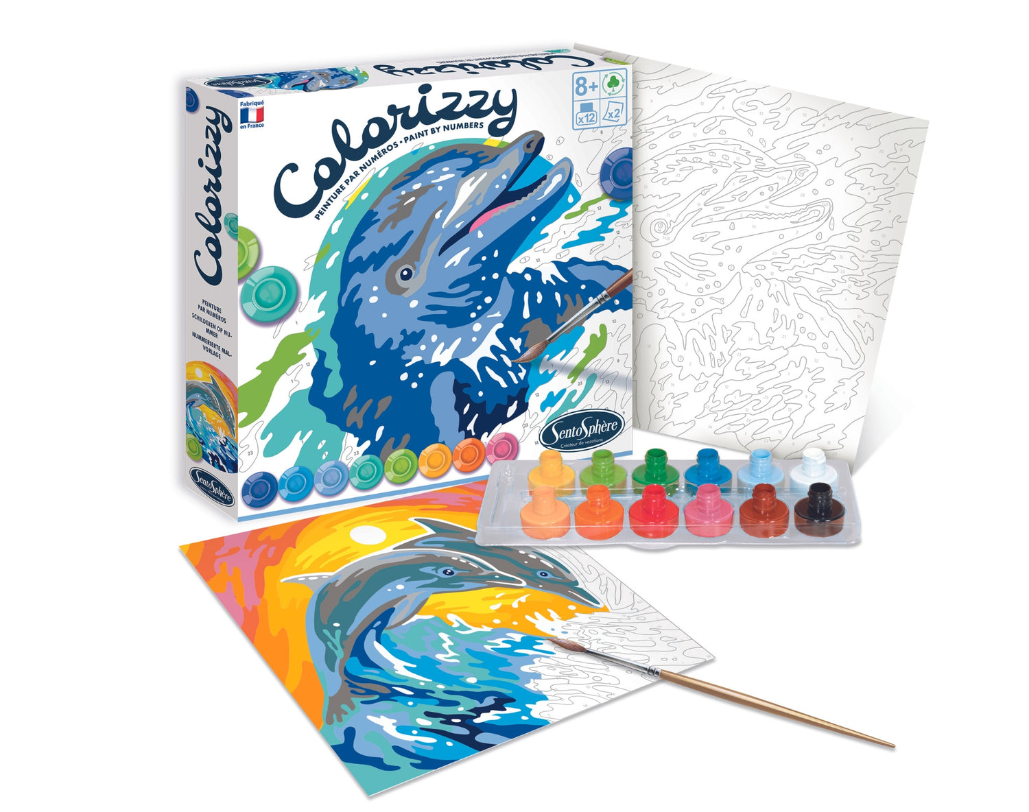 Colorizzy Paint od delfínů čísel