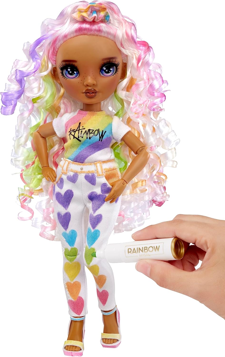 MGA Rainbow High: Color Create DIY Fashion Doll (594147EUC)