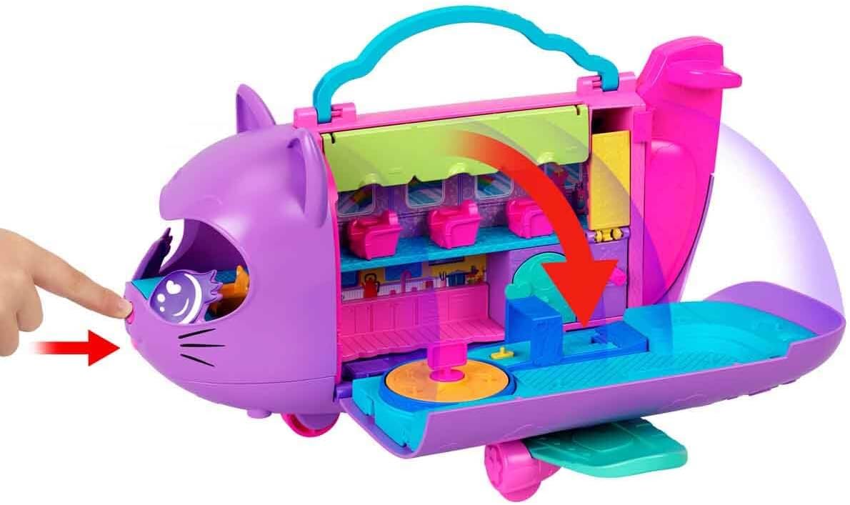 Mattel Polly Pocket: Adventures in Rio - Transformable Kitty Airways (HWP19)