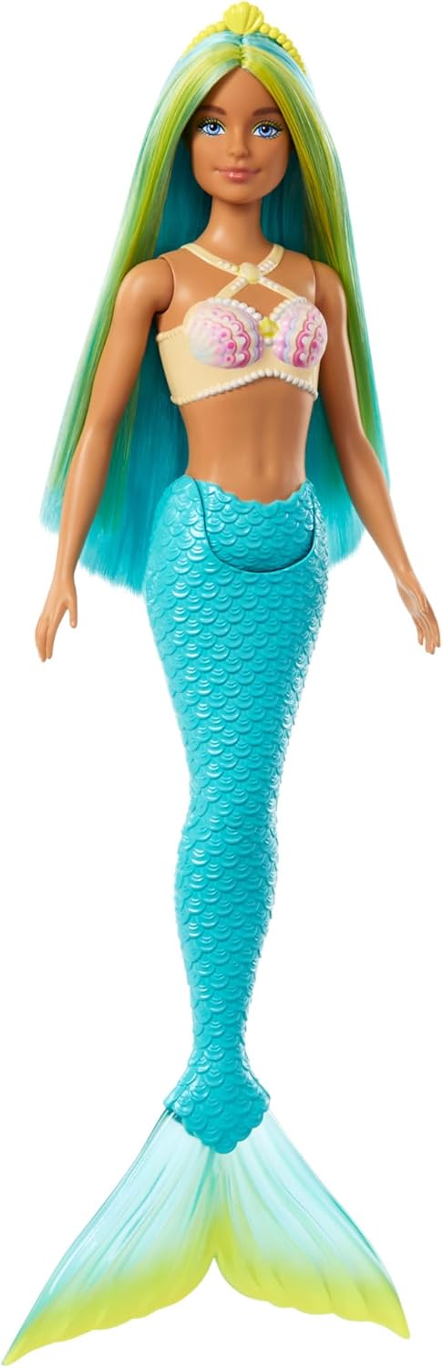 Mattel Barbie Dreamtopia - Zelenomodrá mořská víla (HRR03)
