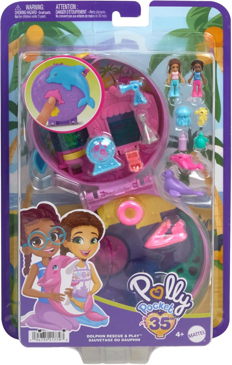 Mattel Polly Pocket: Polly Pocket 35th – Dolphin (HWN96)