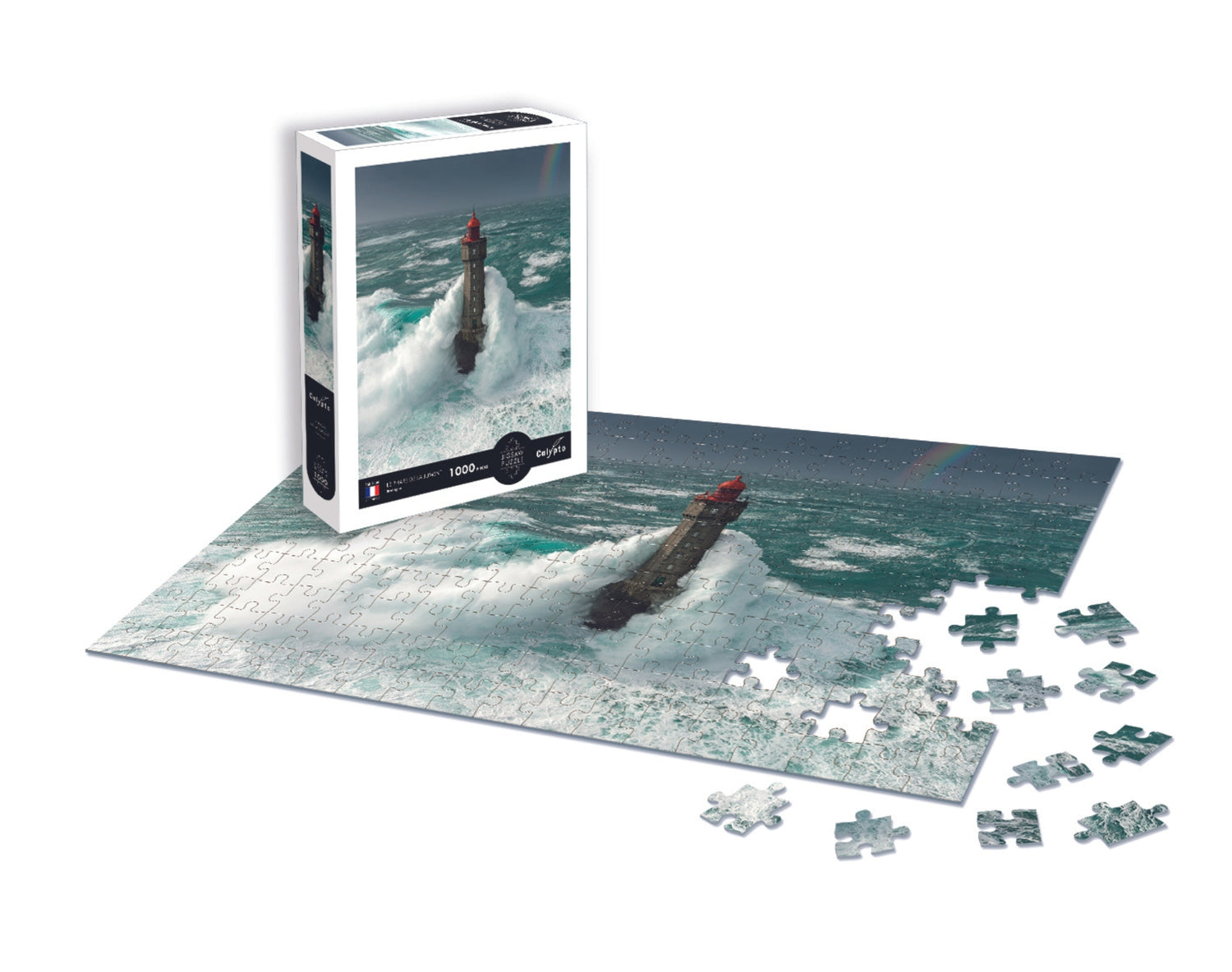 Puzzle 1000 dílků - Le Phare De La Jument - Bretaň