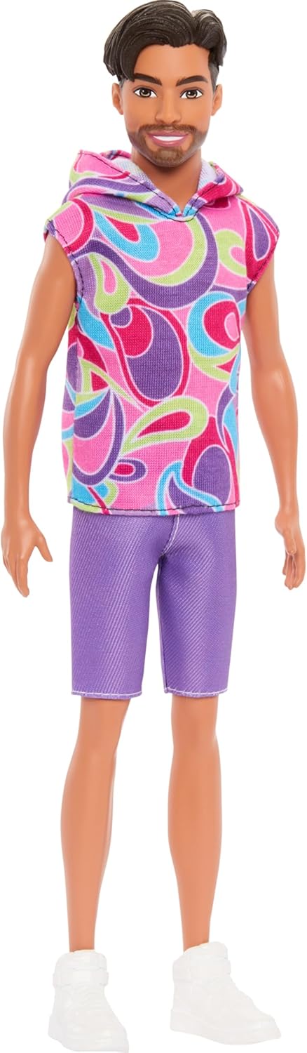 Mattel Barbie: Ken – panenka s hnědými vlasy, Fashionistas (HRH26)