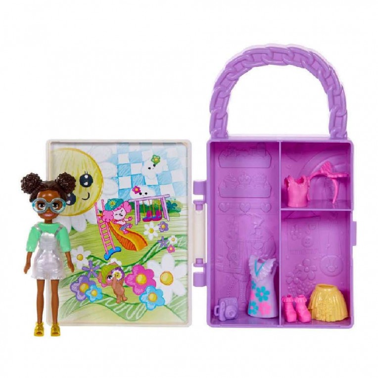 Mattel Polly Pocket - Lil' Styles Case White (HTV03)