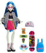 Mattel Monster High: Panenka Ghoulia Yelps s panenkou Sir Hoots a příslušenstvím (HHK58)
