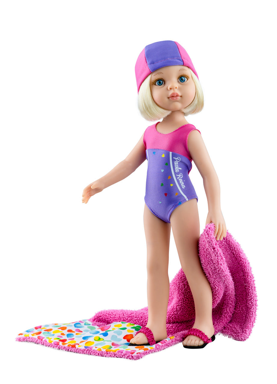 Plavecká panenka Las Amigas Claudia 32cm