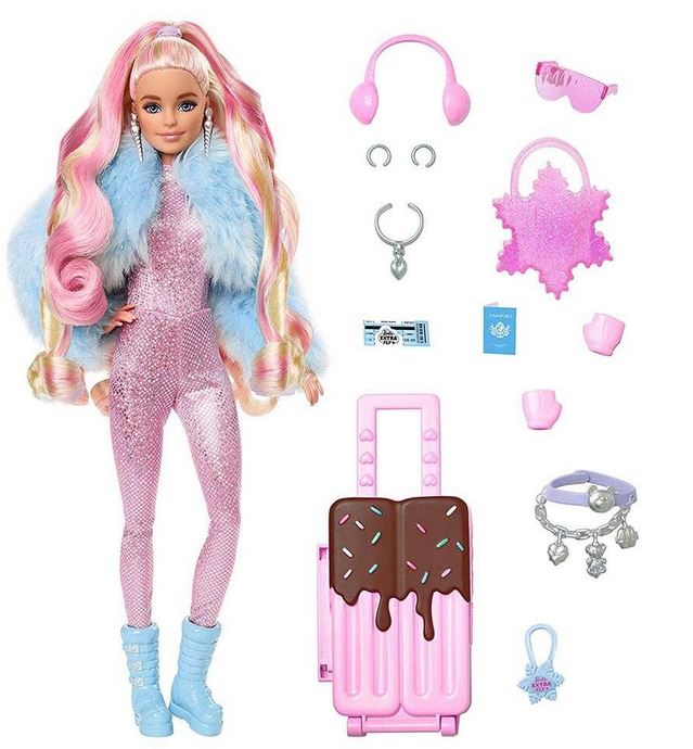 Mattel Barbie: Extra Fly - Panenka v zimním módním stylu (HPB16)