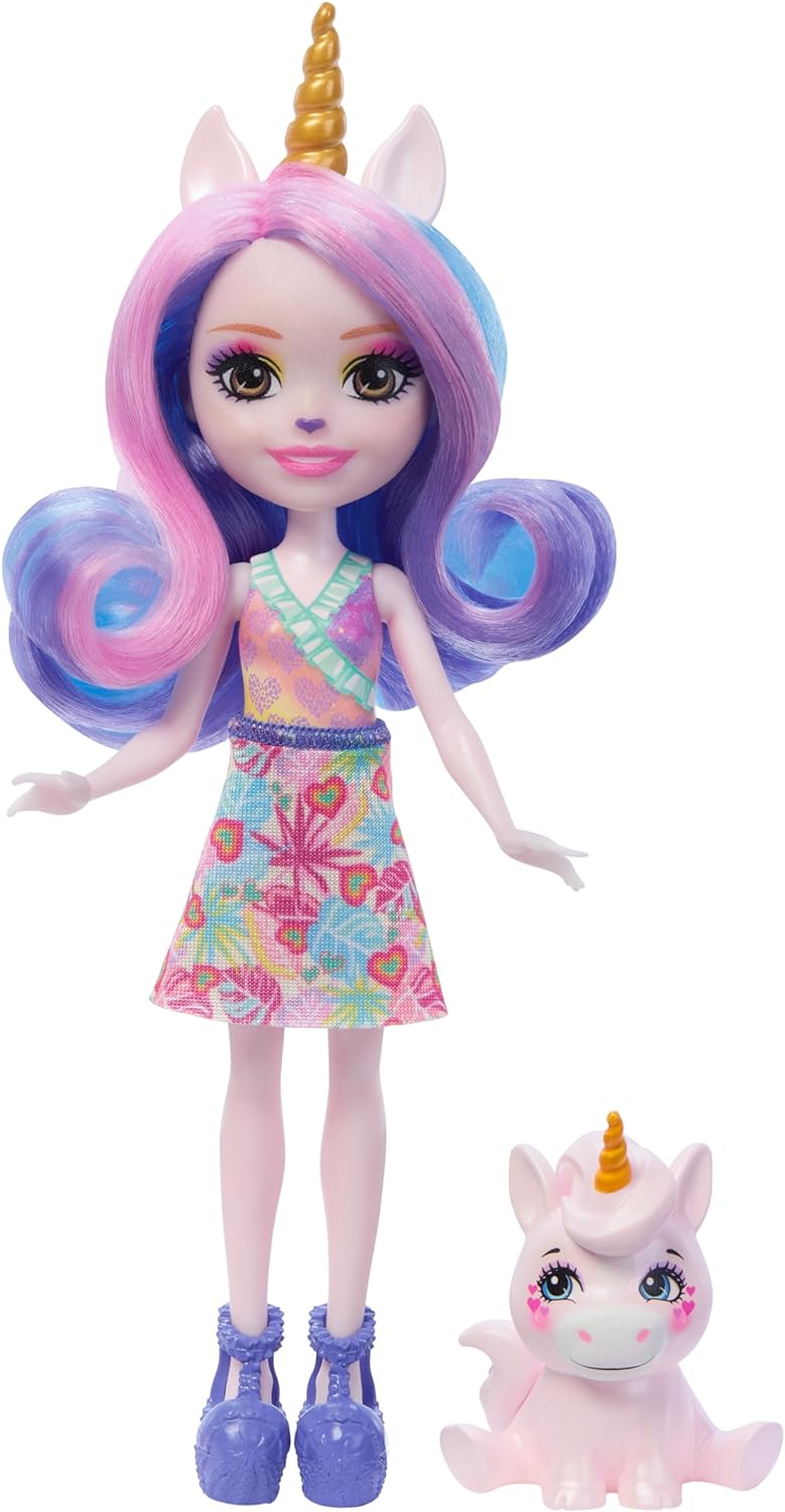 Mattel Enchantimals - Ulia the Unicorn & Pacifica (HRX84)
