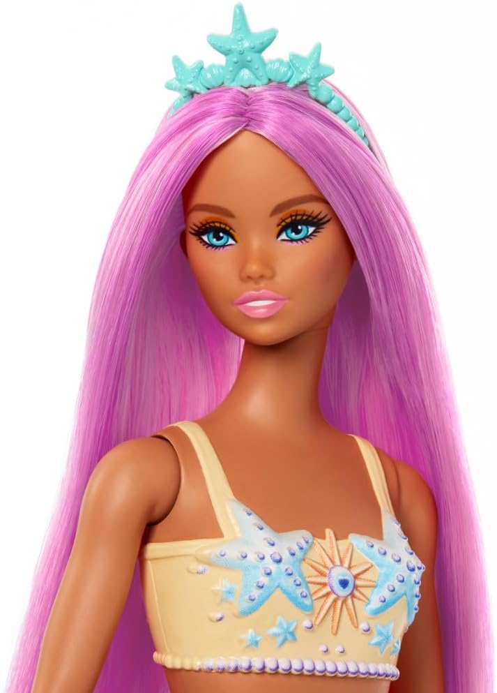 Mattel Barbie Dreamtopia: Růžová mořská víla (HRR05)