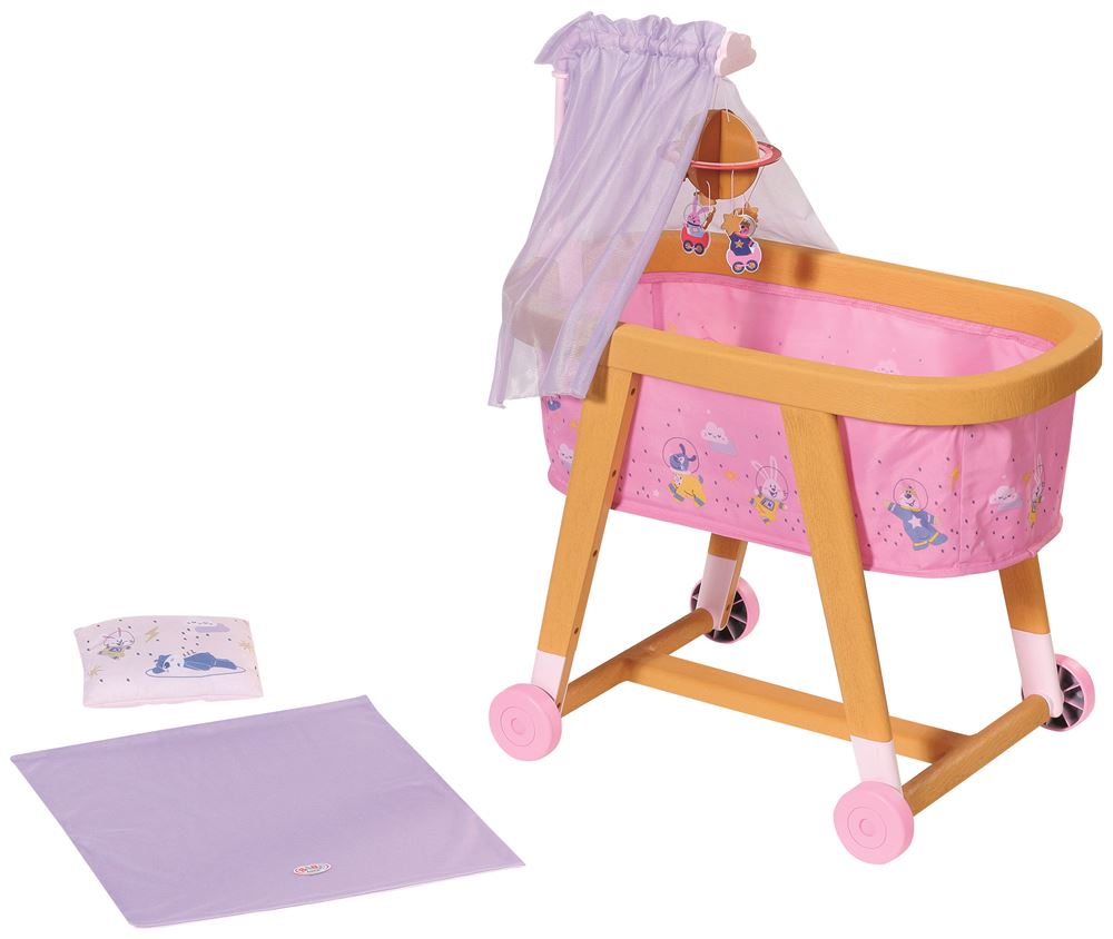 Zapf Creation: Baby Born - Good Night Bassinet v lesnem videzu (829981-116721)