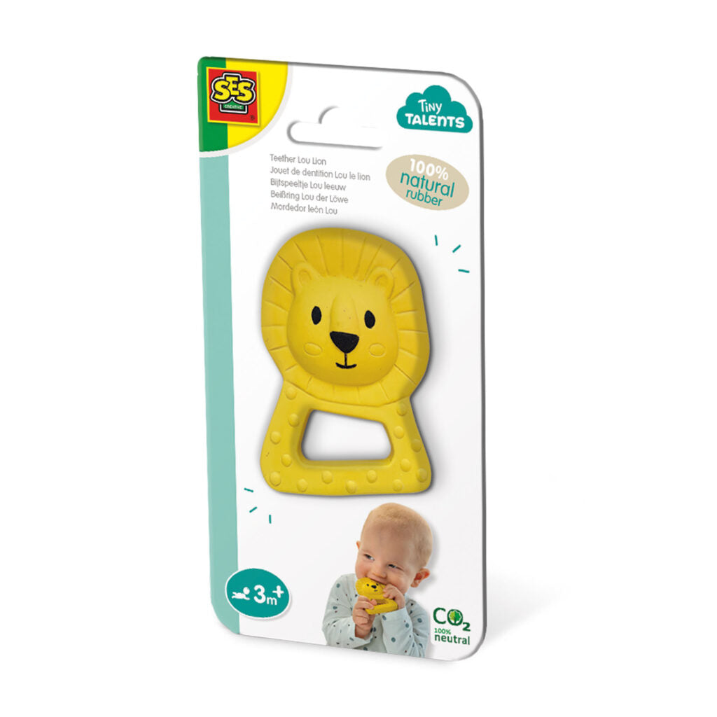 Lou Lion Teether - 100% přírodní kaučuk