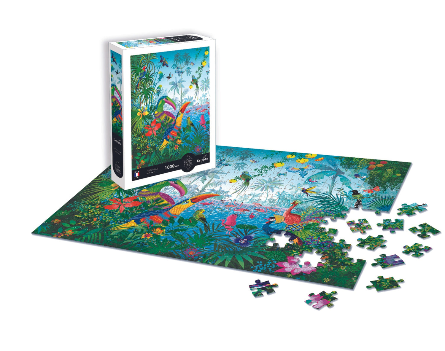 Puzzle 1000 dílků - Tropická zahrada - Peggy Nille