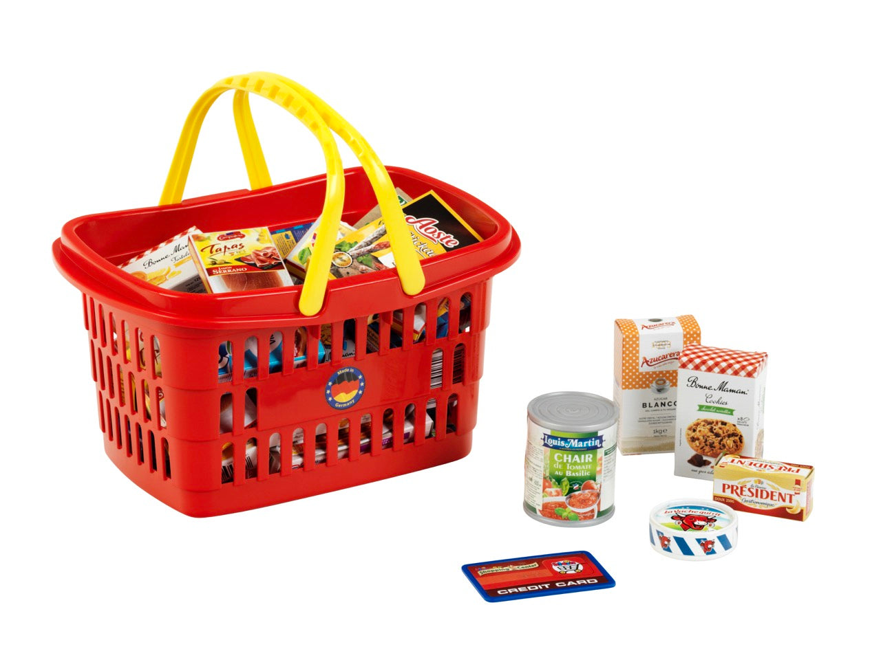 MM - Nákupní košík plný produktů z Francie