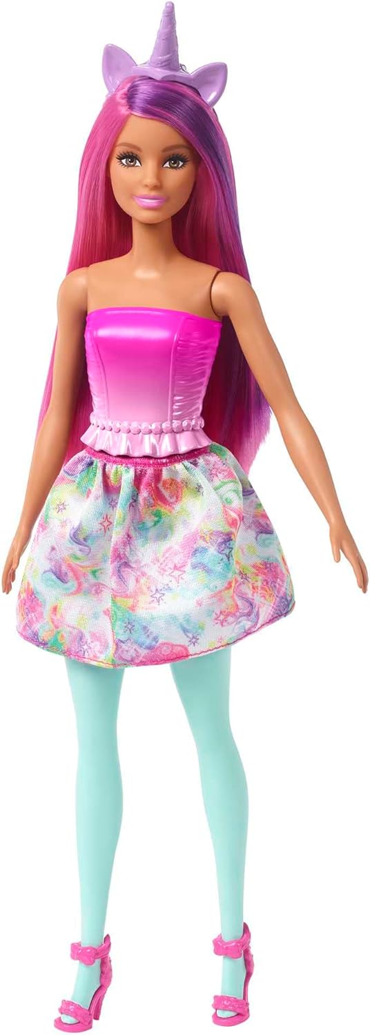 Mattel Barbie: Oblékací panenka s ocasem a sukní mořské panny (HLC28)