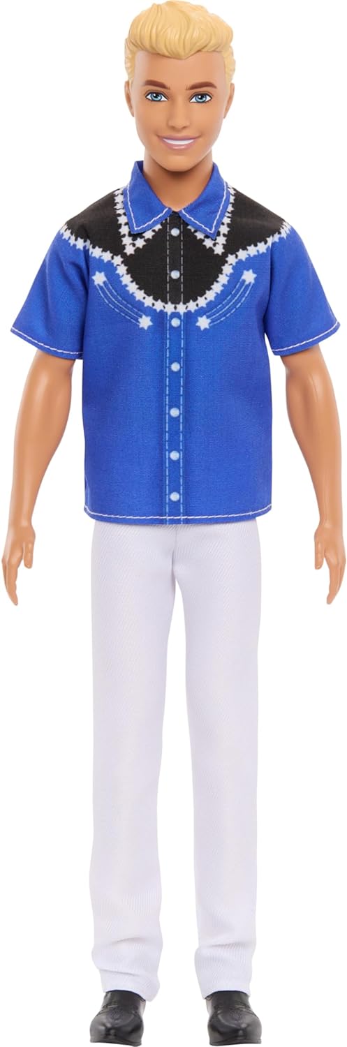 Mattel Barbie: Ken - western styl s blond vlasy, panenka Fashionistas (HRH25)