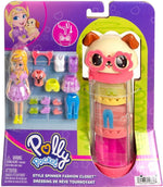 Mattel Polly Pocket - Módní šatní skříň se psem (HKW06)