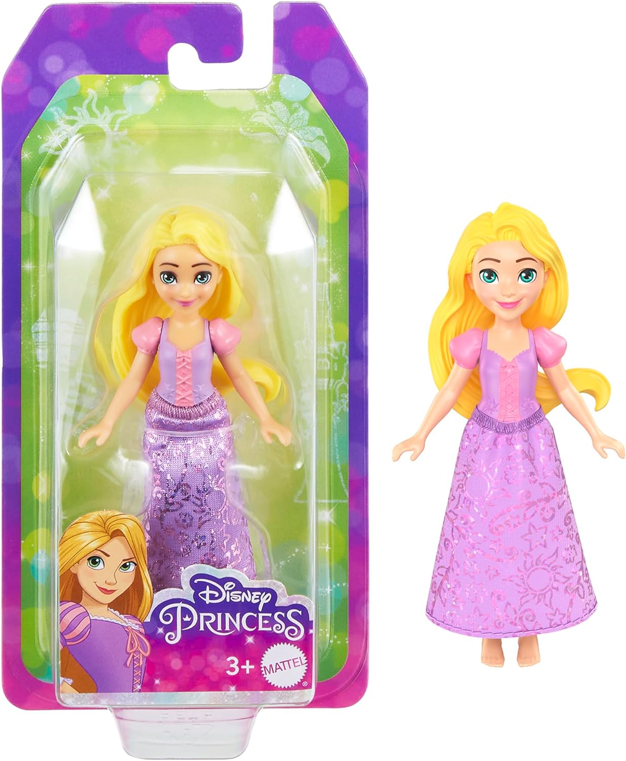 Mattel Disney: Princezna - Malá panenka Zlatovláska (9cm) (HLW70)