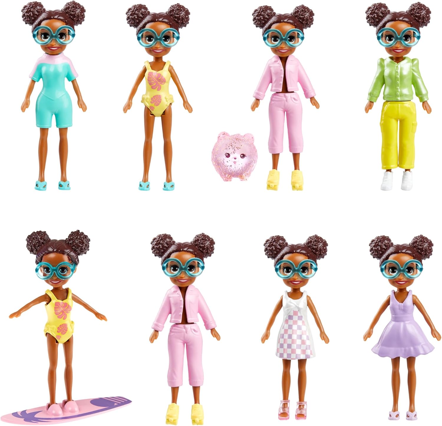 Mattel Polly Pocket: Změna barvy - Beach Playset (HRD61)