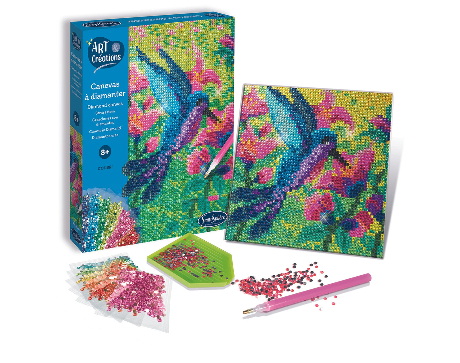 Art & Creations Canvas A Diamond - Hummingbird