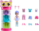 Mattel Polly Pocket – módní šatní skříň s motivem kočky (HKW07)