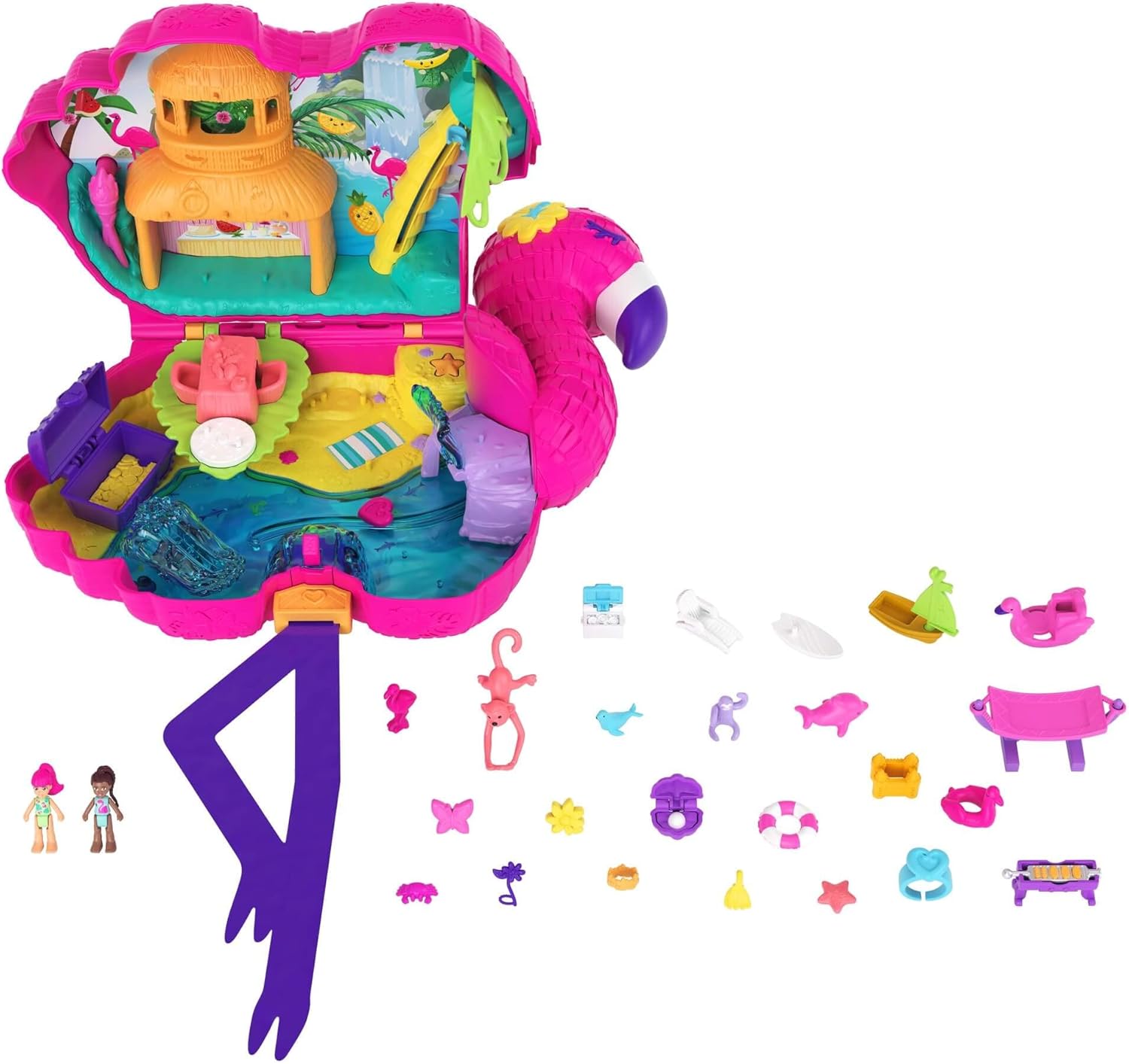 Mattel Polly Pocket - Flamingo Party Pinata (HGC41)