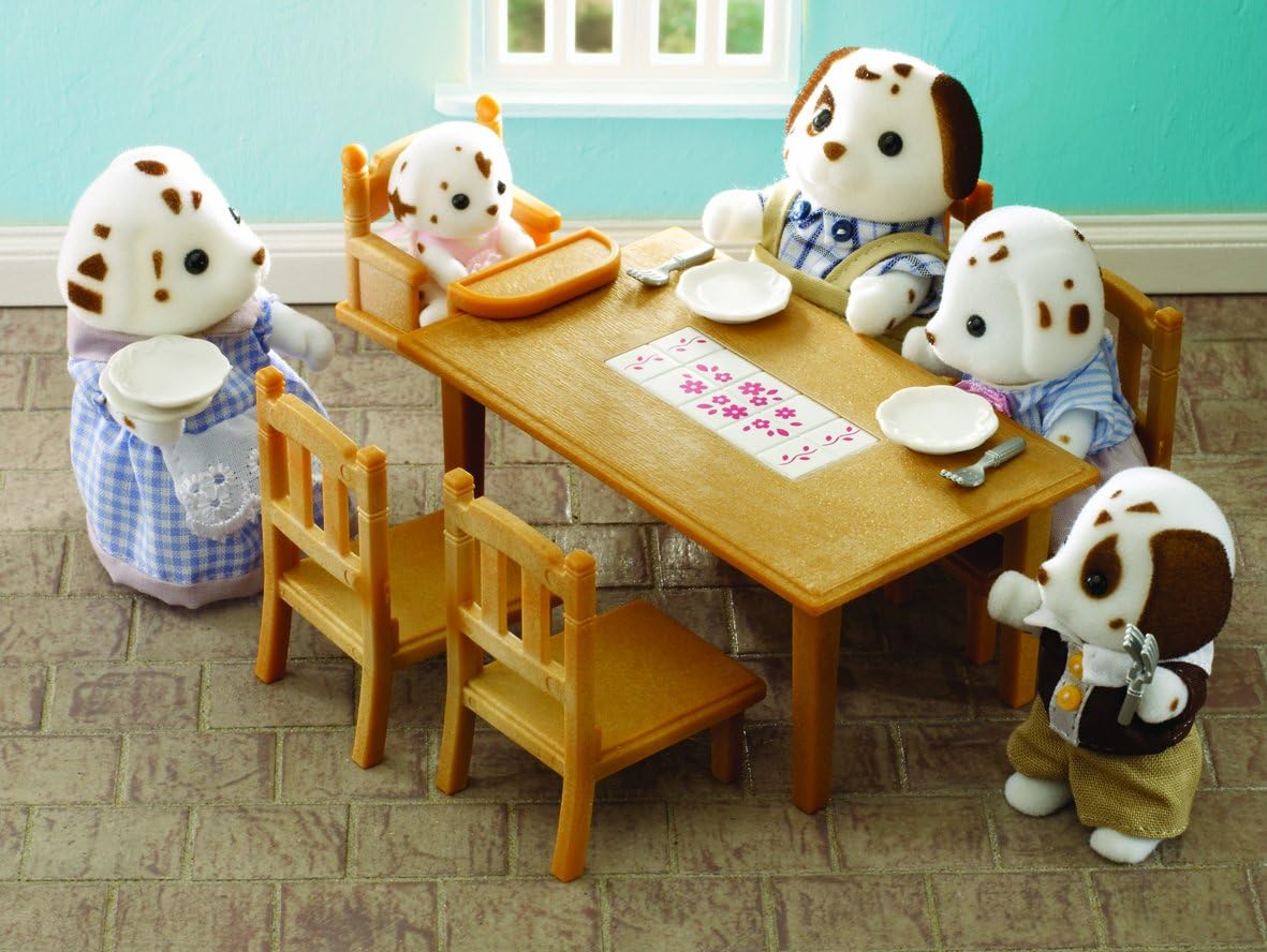 Sylvanian Families Miza in stolčki za družino