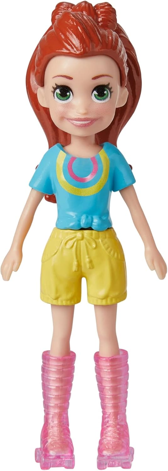 Mattel Polly Pocket - Panenka se sportovním balíčkem na bruslení (HKV90)