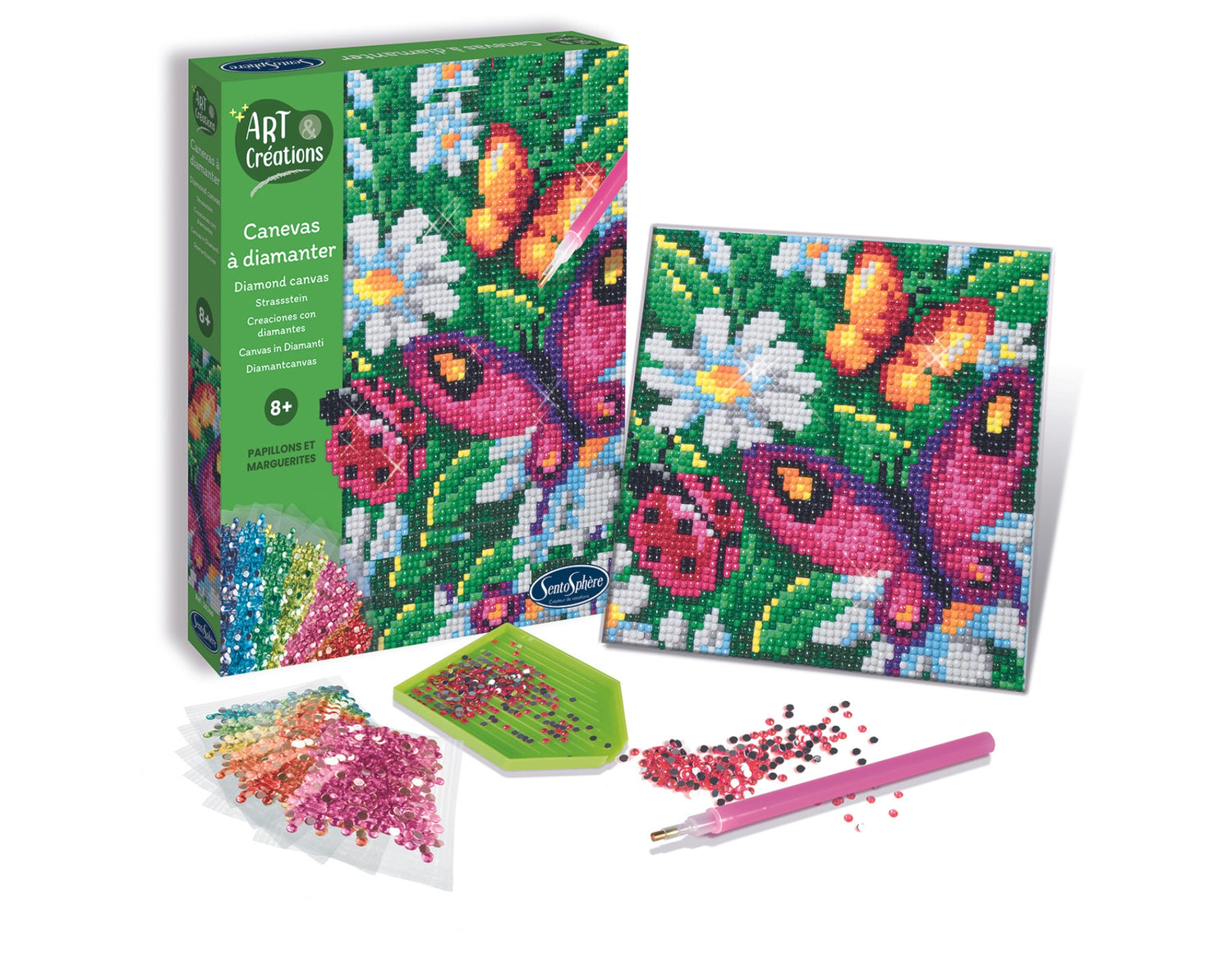 Art & Creations Canvas A Diamond - Butterfly