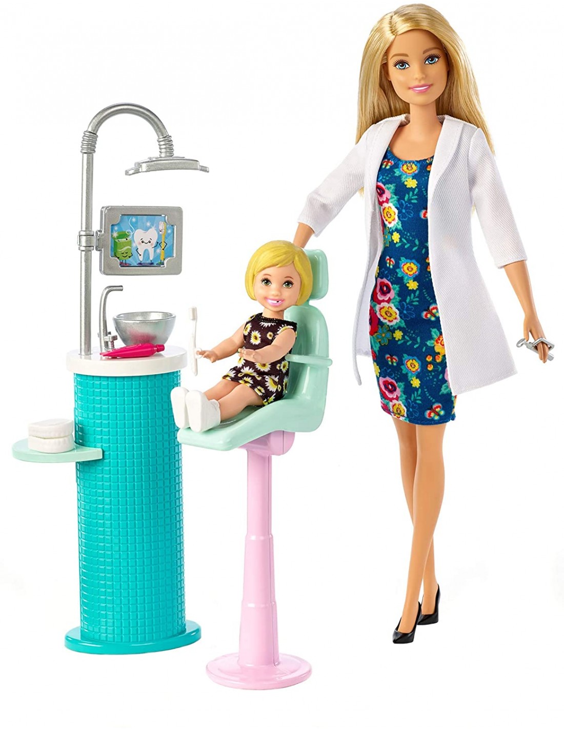 Mattel Barbie Můžete být čímkoli - zubař (FXP16)