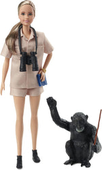 Mattel Barbie - Dr. Jane Goodall, etolog a ochránce přírody (HCB82)