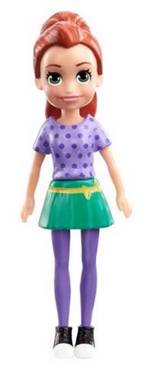 Kapesní Impulzní panenka Mattel Polly - Lila (HKV78)