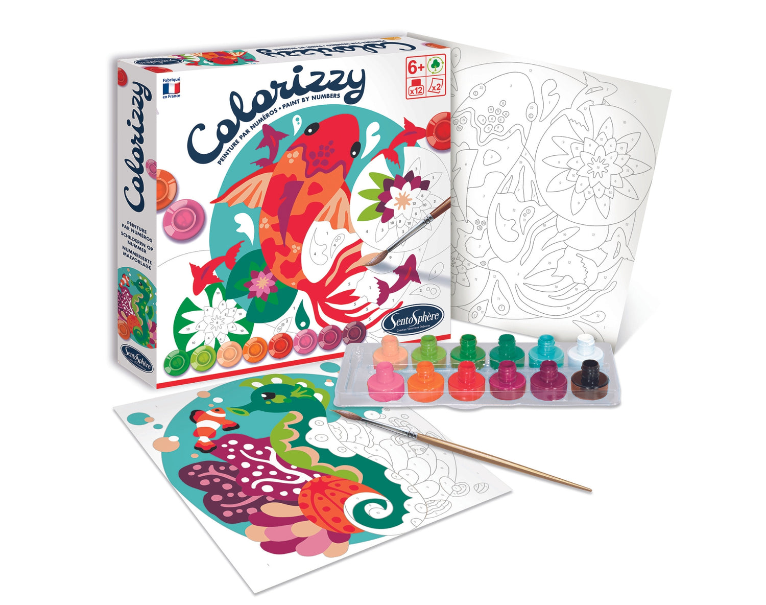 Colorizzy Paint by Numbers Mořské dno