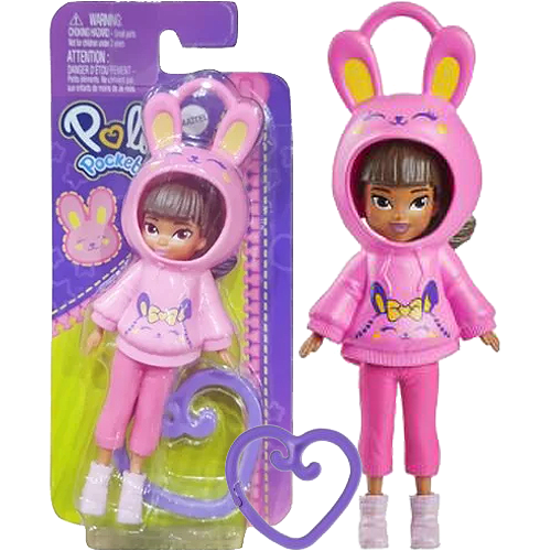 Mattel Polly Pocket: Bunny Doll s kapucí (HRD63)